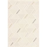 Çam Halı Loya 8805 Krem Hav Toz Yapmaz Koridor Halısı Kesme Yolluk Mutfak Halısı Modern Salon Halısı, Krem, 120 x 300