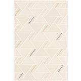 Çam Halı Loya 8805 Krem Hav Toz Yapmaz Koridor Halısı Kesme Yolluk Mutfak Halısı Modern Salon Halısı, Krem, 120 x 400