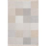 Çam Halı Loya 8806 Bej Hav Toz Yapmaz Koridor Halısı Kesme Yolluk Mutfak Halısı Modern Salon Halısı, Bej, 160 x 230