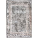 Çam Halı Naturel 1703 Gri Vizon 80x150 cm Romans Halı Modern Desenli Makine Halısı
