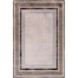 Çam Halı Naturel 1705 Gri Sarı 200x290 cm Romans Halı Modern Desenli Makine Halısı