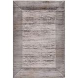 Çam Halı Naturel 1706 Gri 80x300 cm Romans Halı Modern Eskitme Desenli Makine Halısı