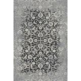 Çam Halı Naturel 1715 Gri 100x200 cm Romans Halı Eskitme Desenli Makine Halısı