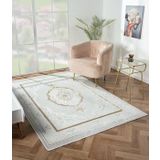 Çam Halı Nordic NX001A Gold Klasik Desen Salon Halısı