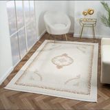 Çam Halı Scarlet SC001B Vizon Klasik Desen Salon Halısı