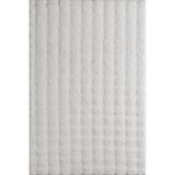 Çam Halı Sensetive 9301 Beyaz Hav Toz Vermez Kaymaz Tabanlı Kabartmalı Peluş Post