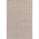 Çam Halı Sensetive 9305 Vizon Hav Toz Vermez Kaymaz Tabanlı Kabartmalı Peluş Post, Vizon, 90 x 150