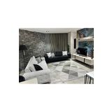 Çam Halı Side 1401 Gri İskandinav Desenli Koridor Halısı Kesme Yolluk Mutfak Halısı Modern Salon Ha, Gri, 120 x 300