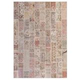 Çam Halı Siesta Patchwork 32-456 Etnik Eskitme Desenli Dokuma Tabanlı Yıkanabilir Şönil Salon ve Oda, Multi 6, 150 x 230