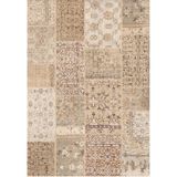 Çam Halı Siesta Patchwork 32-458 Etnik Eskitme Desenli Dokuma Tabanlı Yıkanabilir Şönil Salon ve Oda Halısı