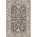 Çam Halı Siesta Vintage 32-541 Etnik Eskitme Desenli Dokuma Tabanlı Yıkanabilir Şönil Salon ve Oda H, Vizon, 300 x 400