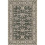 Çam Halı Siesta Vintage 32-543 Etnik Eskitme Desenli Dokuma Tabanlı Yıkanabilir Şönil Salon ve Oda H, Yeşil, 75 x 300