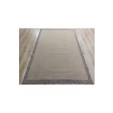 Çam Halı Sisal Bej / Gri Bordürlü Jüt Sisal Kilim 9709