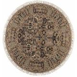 Çam Halı Sultani 805 Vizon Daire Yün ve Bambu ile Özel Tezgahlarda Üretilen Otantik Desenli El Emeği Modern Uşak Halısı