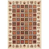 Çam Halı TD407 Gloria Multi Şal Desen Dokuma Saçaklı Kilim