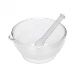 Cam Havan Tokmaklı 150 mm - Havan ve Eli - 1 Set Paket - Isı ve Kimyasala Dayanıklı