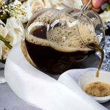 Cam Kahve Demliği, Özel Tasarım, 800 ml, Şeffaf