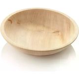 Çam kasesi, çam kasesi, tornalanmış doğal 25 cm çap %100 Alp çam ağacı ahşap kase