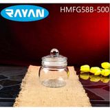 Cam Kavanoz 500 cc ROYALEKS-HMFG58-500 - Renkli - 100 ml