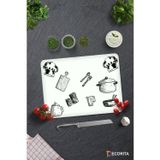 Cam Kesme Tahtası - Cam Kesme Tablası | Beyaz Tahta | 30cm x 40cm