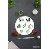 Cam Kesme Tahtası - Cam Kesme Tablası | Beyaz Tahta | Çap32cm