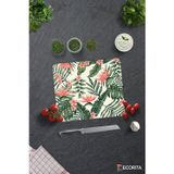 Cam Kesme Tahtası - Cam Kesme Tablası | Botanik Desenli | 29cm x 34cm