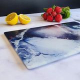 Cam Kesme Tahtası - Cam Kesme Tablası | Buzlu Cam - Ocean | 20CM x 30CM