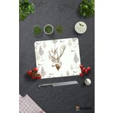 Cam Kesme Tahtası - Cam Kesme Tablası | Cervus Deer | 29cm x 34cm