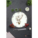 Cam Kesme Tahtası - Cam Kesme Tablası | Cervus Deer | Çap32cm