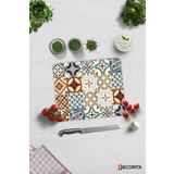 Cam Kesme Tahtası - Cam Kesme Tablası | Çini Desen | 29cm x 34cm