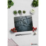 Cam Kesme Tahtası - Cam Kesme Tablası | Doğal Taş Desen | 29cm x 34cm