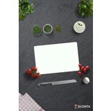 Cam Kesme Tahtası - Cam Kesme Tablası | Düz Renk - Beyaz | 20cm x 30cm