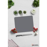 Cam Kesme Tahtası - Cam Kesme Tablası | Düz Renk - Gri | 29cm x 34cm