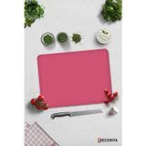 Cam Kesme Tahtası - Cam Kesme Tablası | Düz Renk - Neon Pembe | 30cm x 40cm