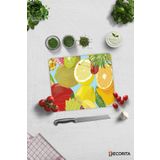 Cam Kesme Tahtası - Cam Kesme Tablası | Ekşi Meyveler | 29cm x 34cm