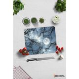 Cam Kesme Tahtası - Cam Kesme Tablası | Gece Desen | 29cm x 34cm
