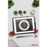 Cam Kesme Tahtası - Cam Kesme Tablası | Good Food - Siyah Fon | 30cm x 40cm