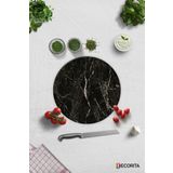 Cam Kesme Tahtası - Cam Kesme Tablası | Granit Desenli | Çap32cm
