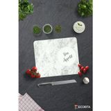 Cam Kesme Tahtası - Cam Kesme Tablası | Guten Apetit - Taş Görünümlü | 29cm x 34cm
