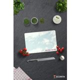 Cam Kesme Tahtası - Cam Kesme Tablası | Güzel Düşün Güzel Yaşa Temalı | 20cm x 30cm