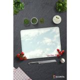 Cam Kesme Tahtası - Cam Kesme Tablası | Güzel Düşün Güzel Yaşa Temalı | 30cm x 40cm