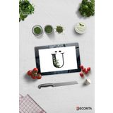 Cam Kesme Tahtası - Cam Kesme Tablası | Harfli Tasarım | Ü Harfi | 20cm x 30cm