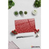 Cam Kesme Tahtası - Cam Kesme Tablası | Kalpli Sarmaşık - 20cm x 30cm