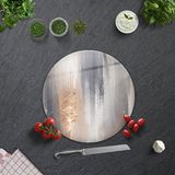Cam Kesme Tahtası - Cam Kesme Tablası | Kanvas Dokulu | Çap32cm - 32 cm