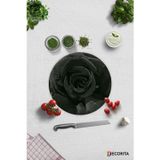 Cam Kesme Tahtası - Cam Kesme Tablası | Karagül Desen | Çap32cm