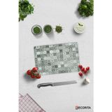 Cam Kesme Tahtası - Cam Kesme Tablası | Karakalem Çizim | 20cm x 30cm