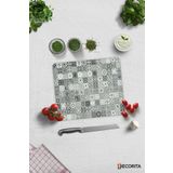 Cam Kesme Tahtası - Cam Kesme Tablası | Karakalem Çizim | 29cm x 34cm