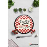 Cam Kesme Tahtası - Cam Kesme Tablası | Kitchen Heart | Çap32cm
