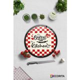 Cam Kesme Tahtası - Cam Kesme Tablası | Kitchen Queen | Çap32cm