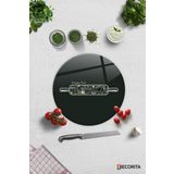 Cam Kesme Tahtası - Cam Kesme Tablası | Kitchen Tools - Mutfak Gereçleri | Çap32cm